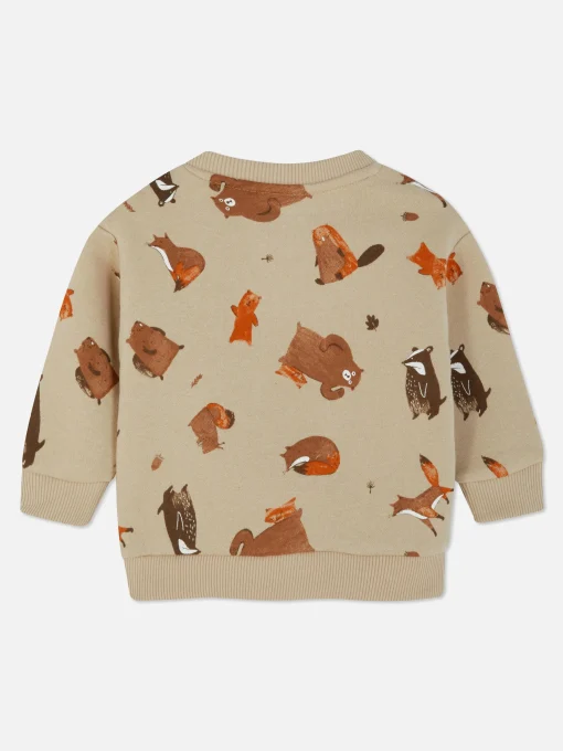 Woodland Animal Crew Sweatshirt