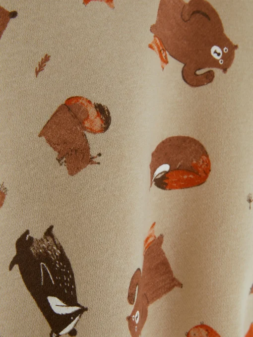 Woodland Animal Crew Sweatshirt