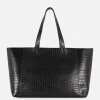 XL Mock Croc Shopper