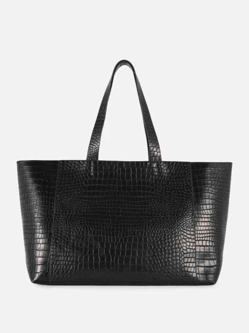 XL Mock Croc Shopper