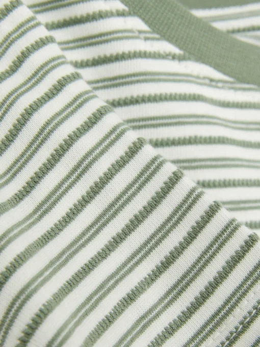 Younger Boy Jacquard Striped T-Shirt