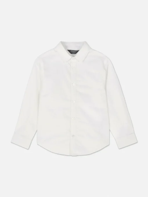 Younger Boy Long Sleeve Oxford Shirt