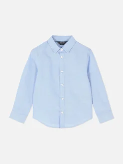 Younger Boy Long Sleeve Oxford Shirt