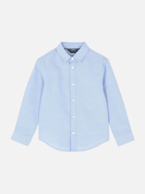 Younger Boy Long Sleeve Oxford Shirt