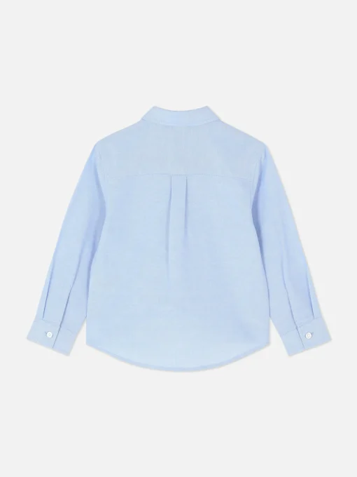 Younger Boy Long Sleeve Oxford Shirt
