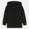 Younger Boy Textured Zip Hoodie