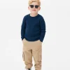 Younger Boy Waffle Knit Sweater