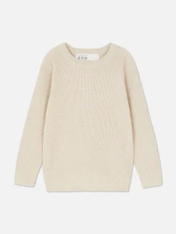 Younger Boy Waffle Knit Sweater