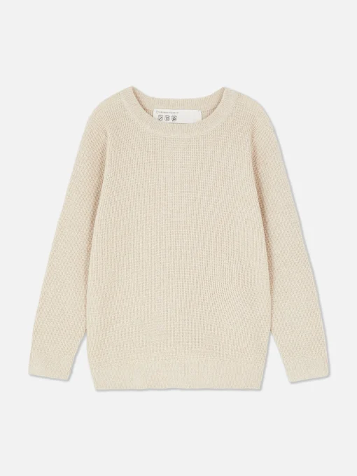 Younger Boy Waffle Knit Sweater
