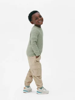Younger Boy Waffle Knit Sweater