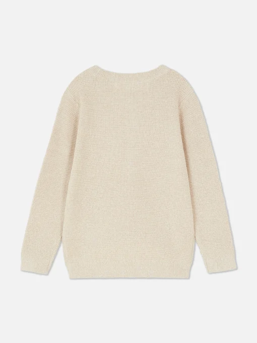 Younger Boy Waffle Knit Sweater
