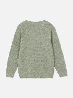 Younger Boy Waffle Knit Sweater