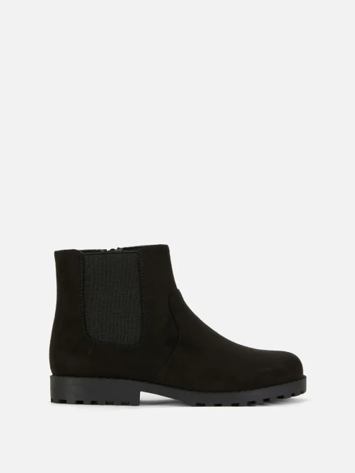 Zip-Up Chelsea Ankle Boots