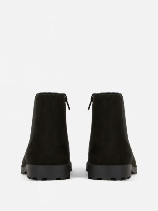 Zip-Up Chelsea Ankle Boots