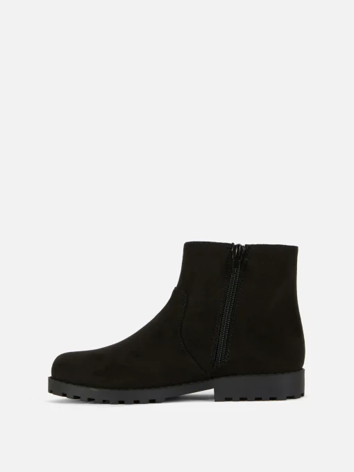 Zip-Up Chelsea Ankle Boots