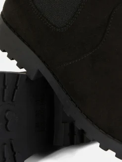 Zip-Up Chelsea Ankle Boots