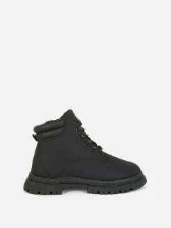 Zip-Up Hiker Boots