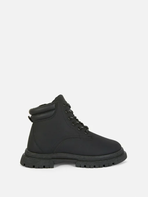 Zip-Up Hiker Boots
