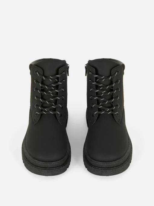 Zip-Up Hiker Boots