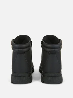 Zip-Up Hiker Boots