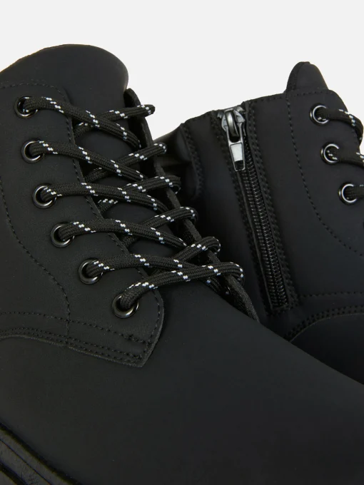 Zip-Up Hiker Boots