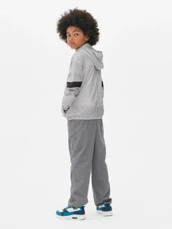 Zip-Up Windbreaker Jacket